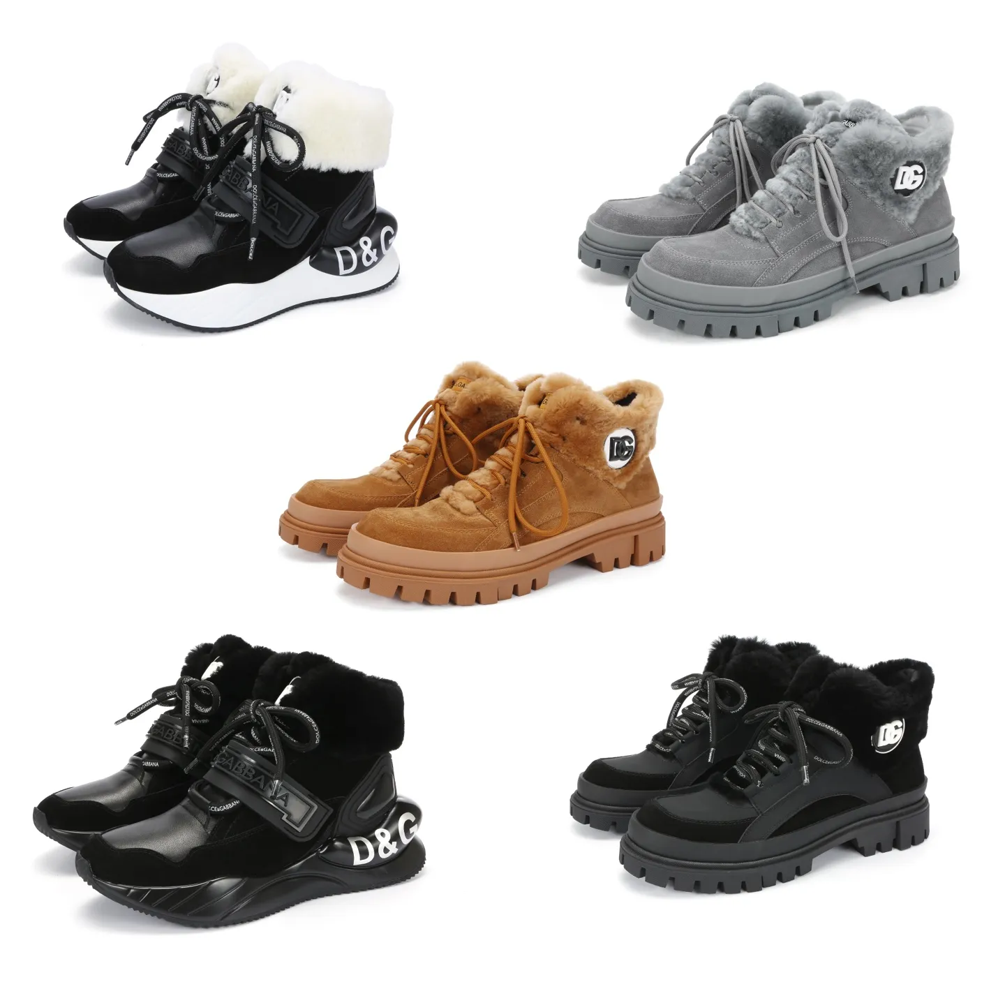 Men's men's shoes💰720💰Dolce & gabbana (DG) official website sync new style💥men's autumn and winter combat boots, warm wool lining: 1 exclusive mold opening ✅imported cowhide upper with wool lining🐑original private mold outsole✔️16-44 (38.45 custom-made, non-refundable)